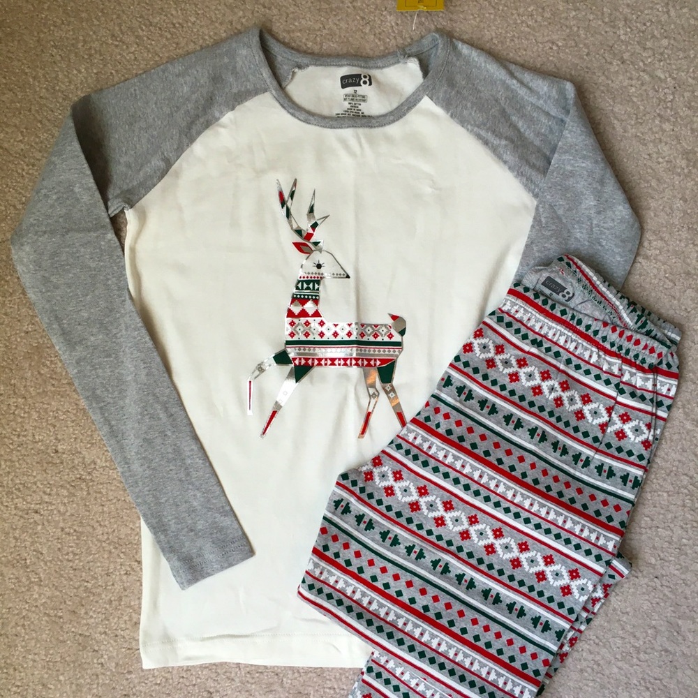 NWT girls winter pajamas size 12